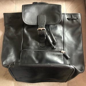 Coach Leather Backpack